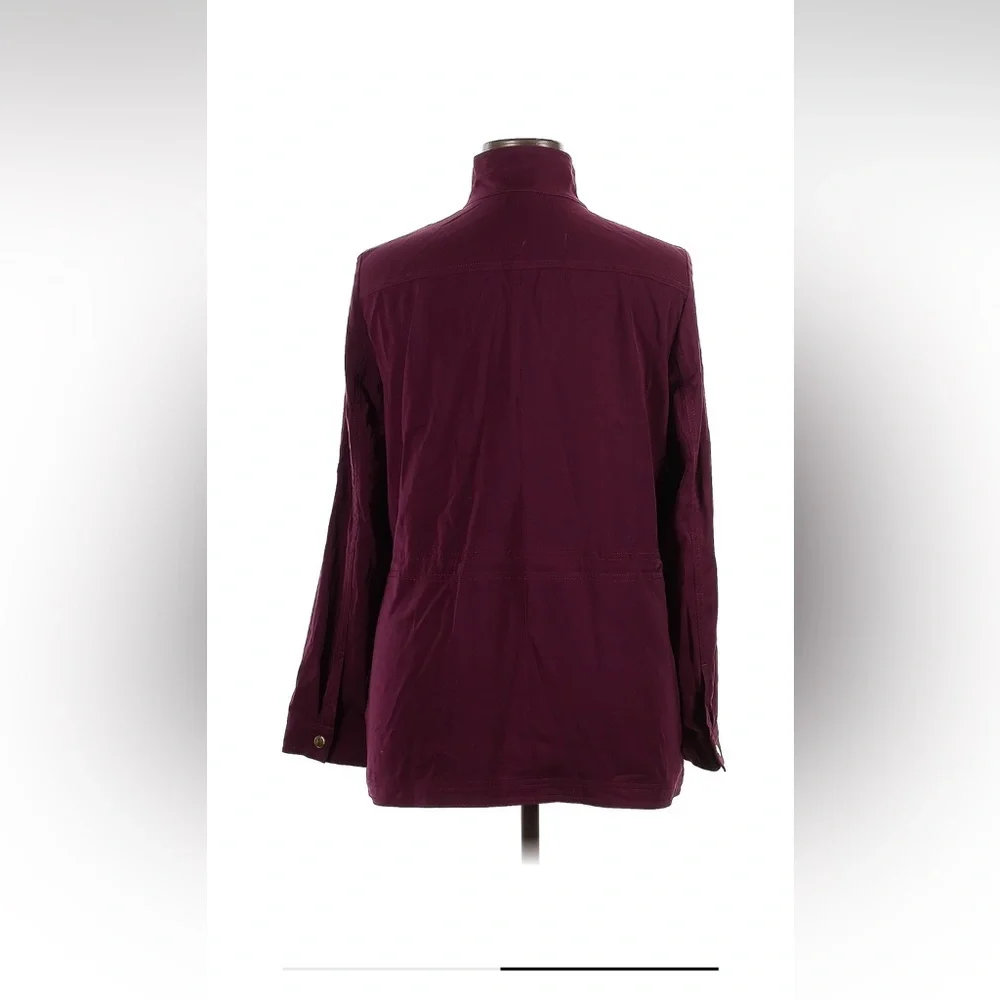 NWT White House, black market jacket color burgundy - Picture 2 of 2